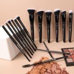 15-Piece Raffaello Premium Synthetic Makeup Brush Set