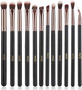 12pcs Rose Gold Eye Makeup Brush Set