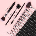 32-Piece Professional Makeup Brush Set with Wood Handles