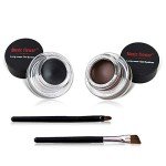 2-in-1 Waterproof Black & Brown Gel Eyeliner Set