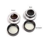2-in-1 Waterproof Black & Brown Gel Eyeliner Set