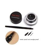 2-in-1 Waterproof Black & Brown Gel Eyeliner Set