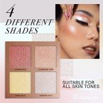 Radiant Highlighter Palette with Mirror - Vegan Formula