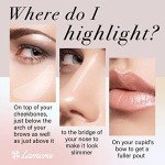 Radiant Highlighter Palette with Mirror - Vegan Formula