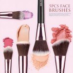 16-Piece Premium Makeup Brush Set with Case