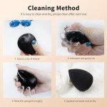 BEAKEY 5-Piece Makeup Sponge Set - Flawless Blending