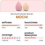 AOA Studio Mochi Makeup Sponge Set - 6 Pack