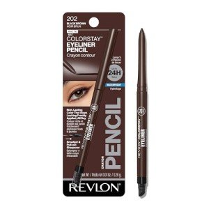 Revlon ColorStay Waterproof Eyeliner Pencil, Black Brown