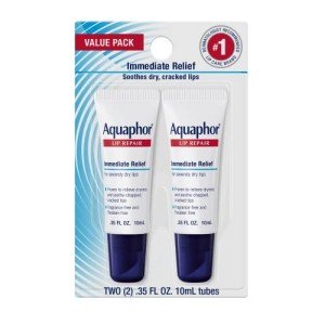 Aquaphor Lip Repair Ointment, 2 Tubes