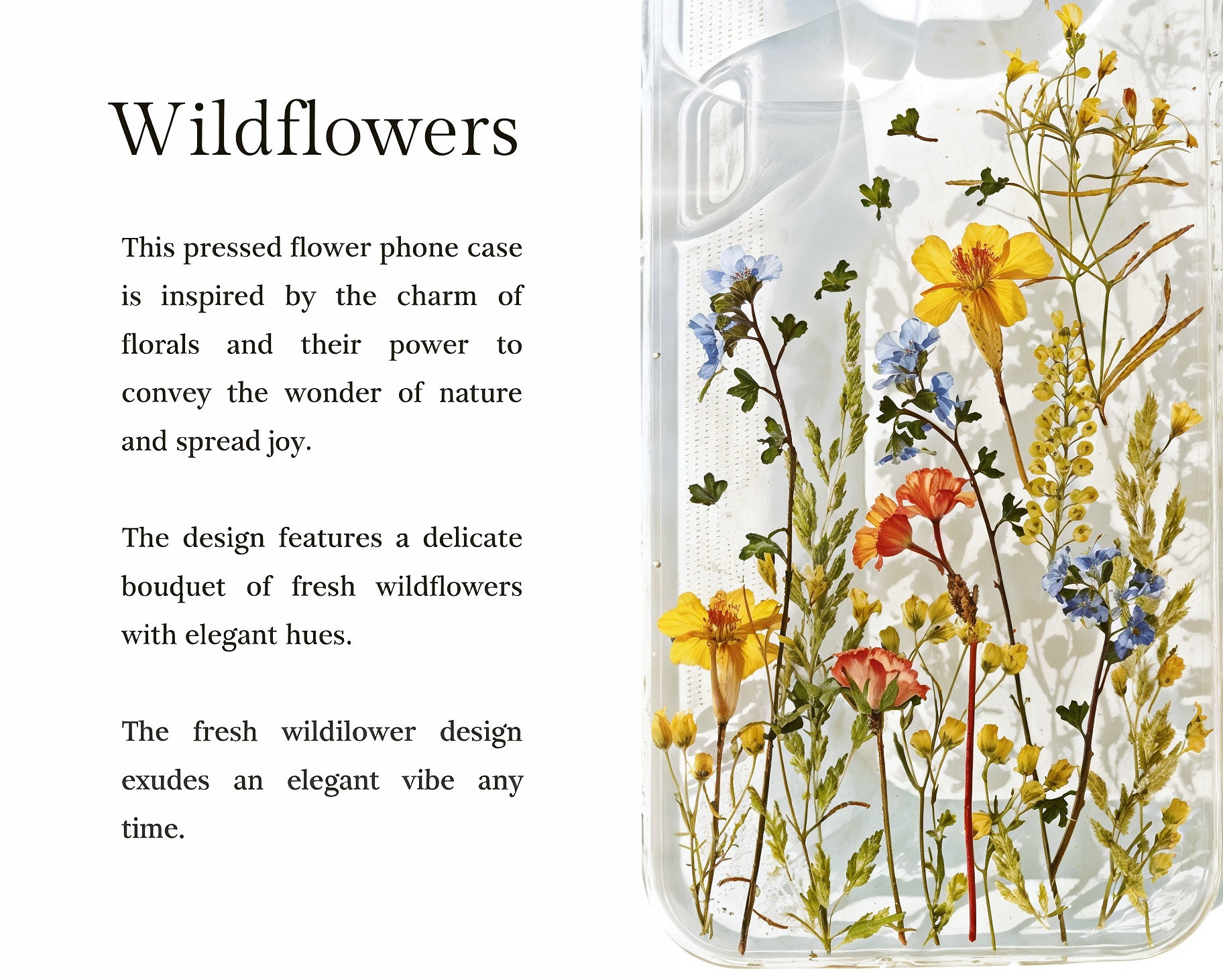 Floral Phone Case for iPhone, Samsung, and Google