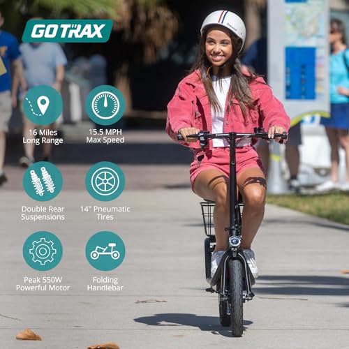 Gotrax FLEX Electric Scooter with Adjustable Seat