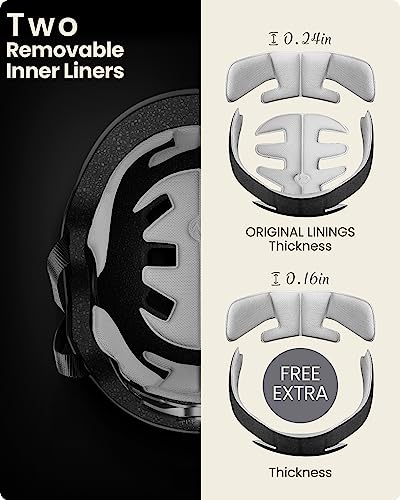 OutdoorMaster Multi-Sport Helmet for All Ages - Black