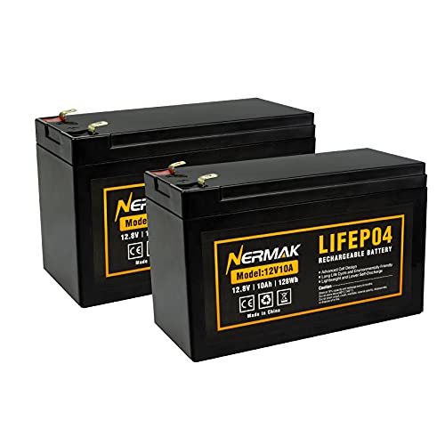 NERMAK 12V 10Ah Lithium Iron Deep Cycle Batteries