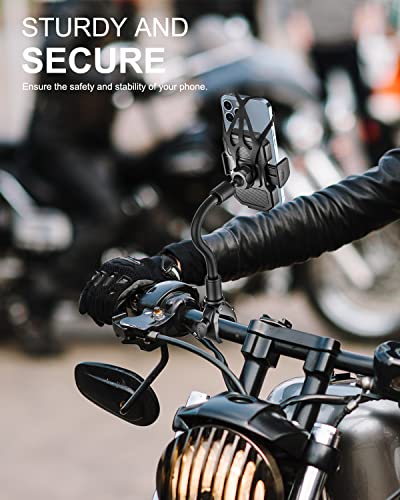 Woleyi Gooseneck Phone Holder for Scooters & Bikes
