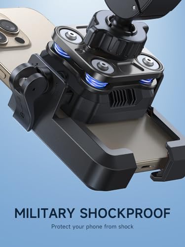 Bovemanx Military Anti-Vibration Phone Mount for Scooters