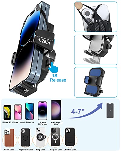 Woleyi Gooseneck Phone Holder for Scooters & Bikes