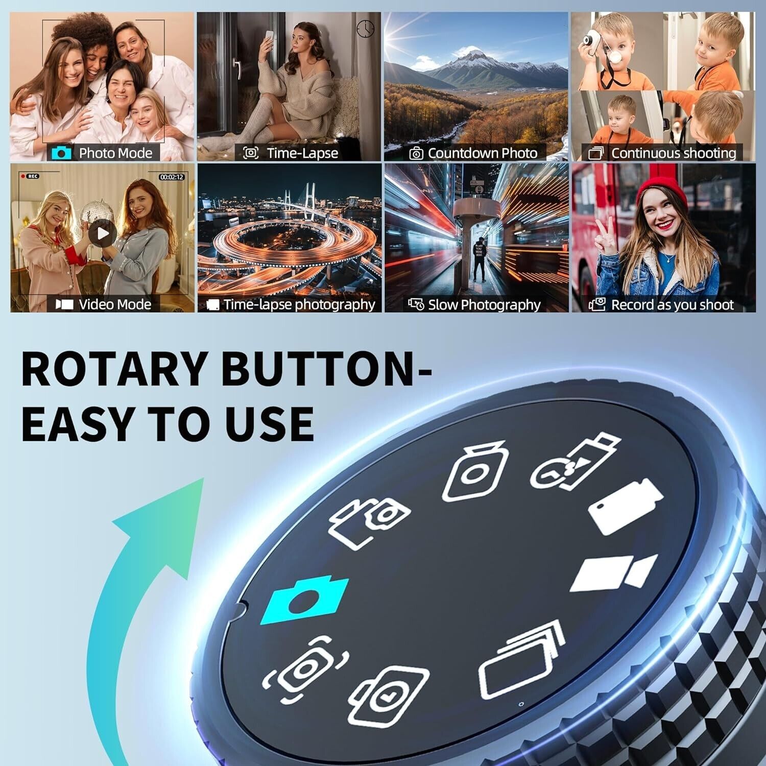 33MP 4K DSLR Camera with Lenses