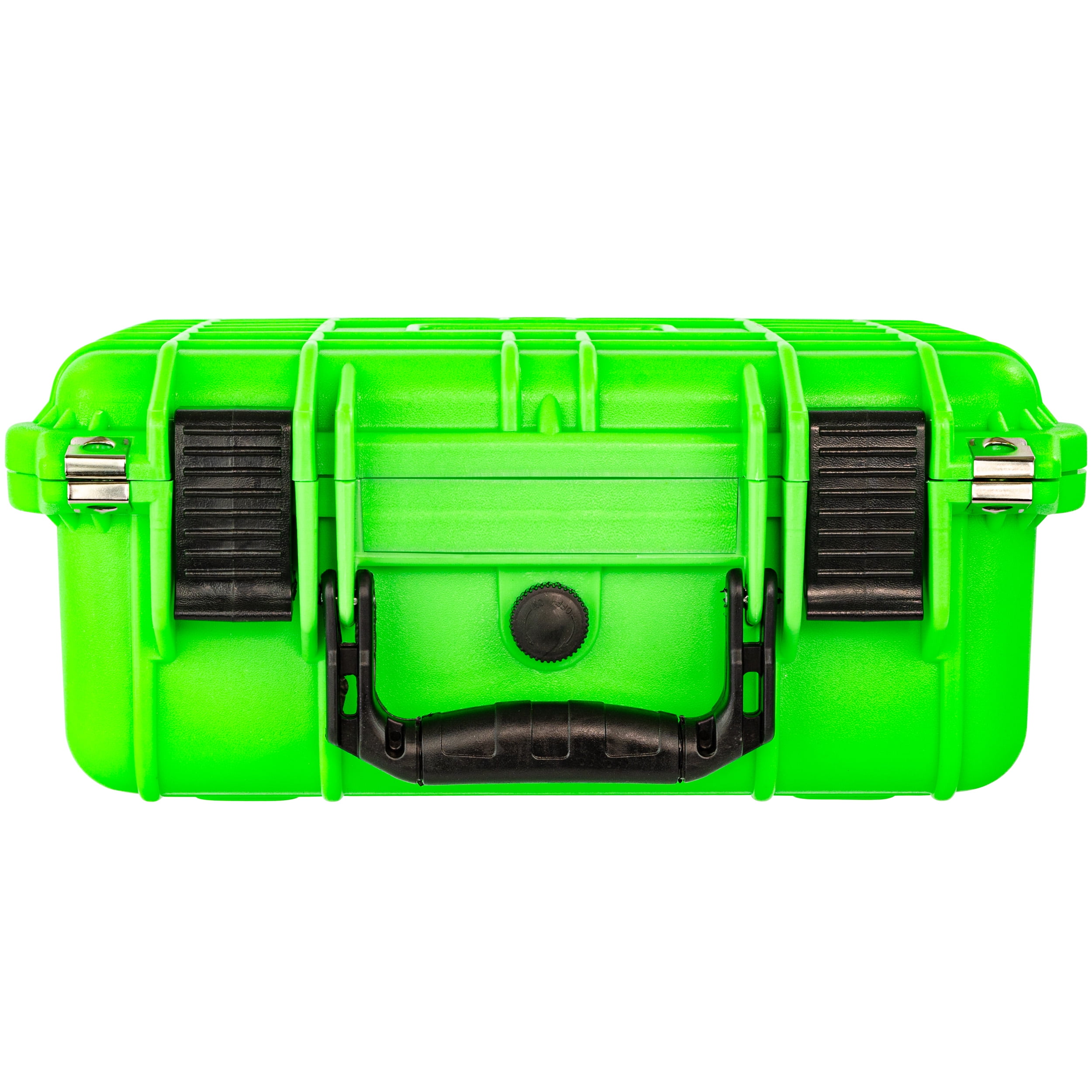 Waterproof Camera Case with Foam - Neon Green