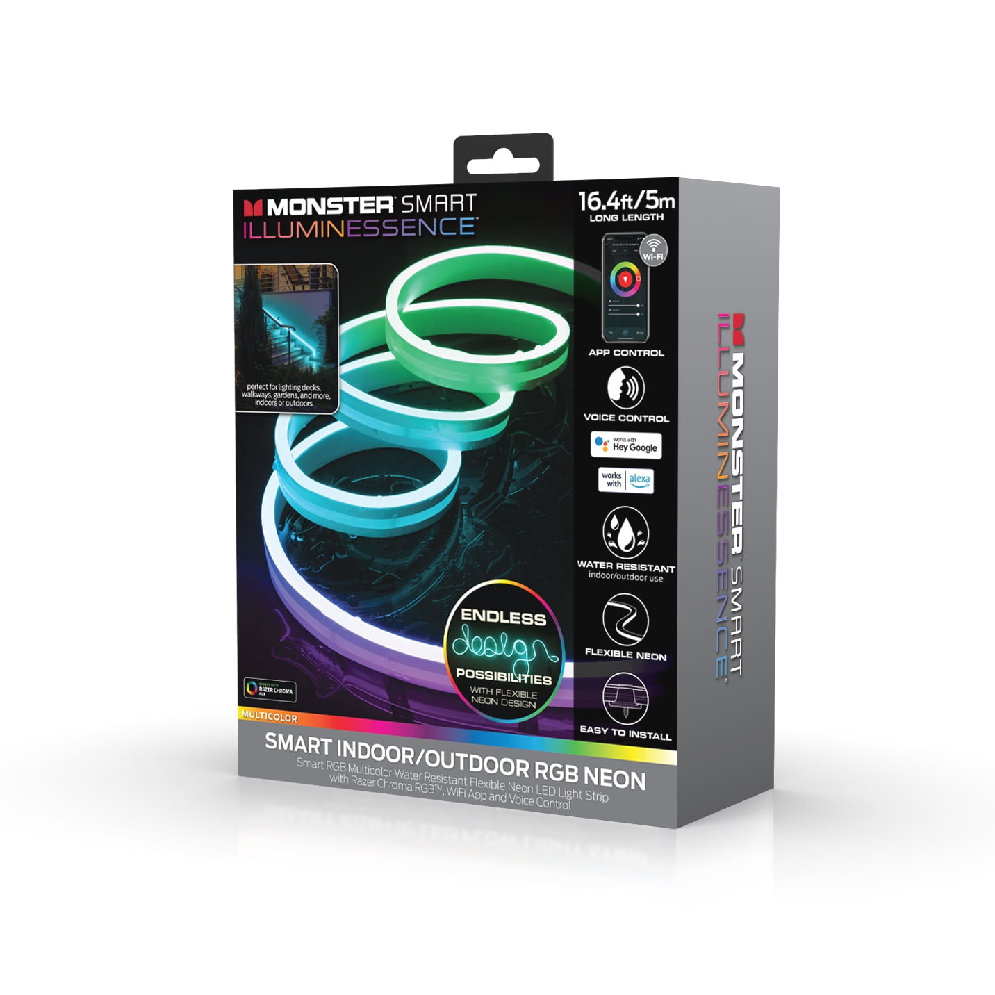 Outdoor Smart Neon LED Light Strip with App Control