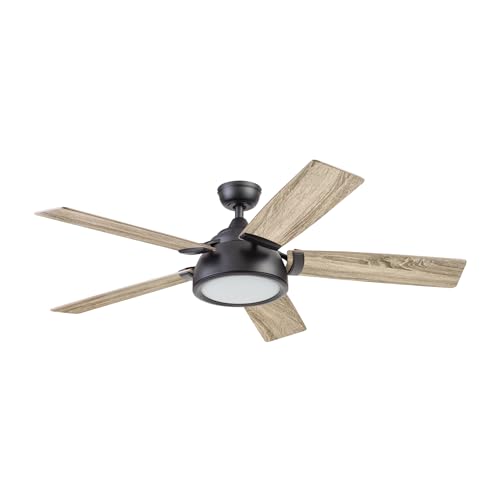 Matte Black 52" Smart Ceiling Fan