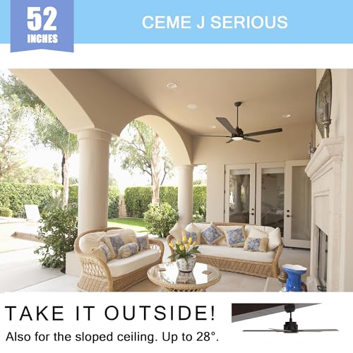 Smart Ceiling Fan with Alexa Compatibility