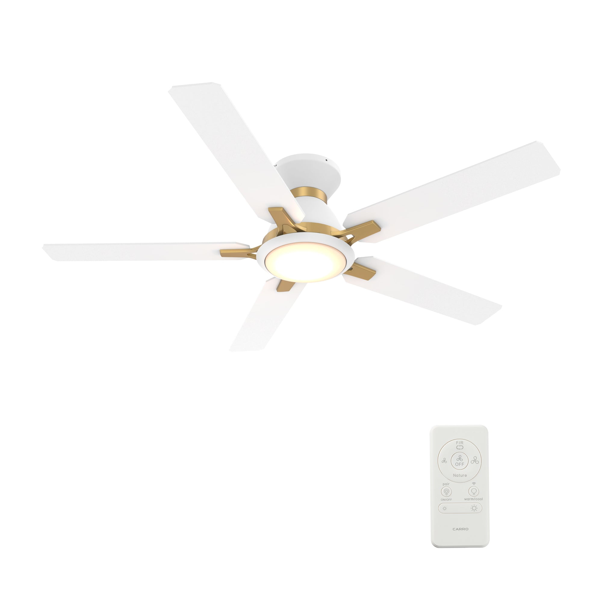 Smart Ceiling Fan with LED Light Kit & Remote