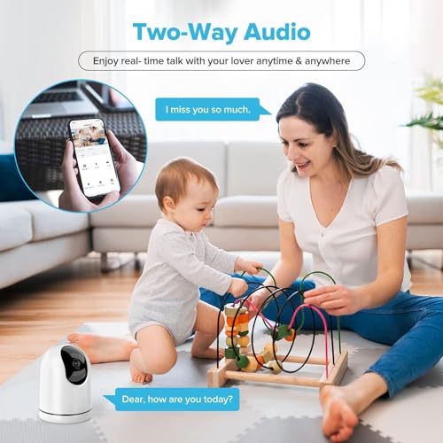 Smart 2K Security Camera for Home