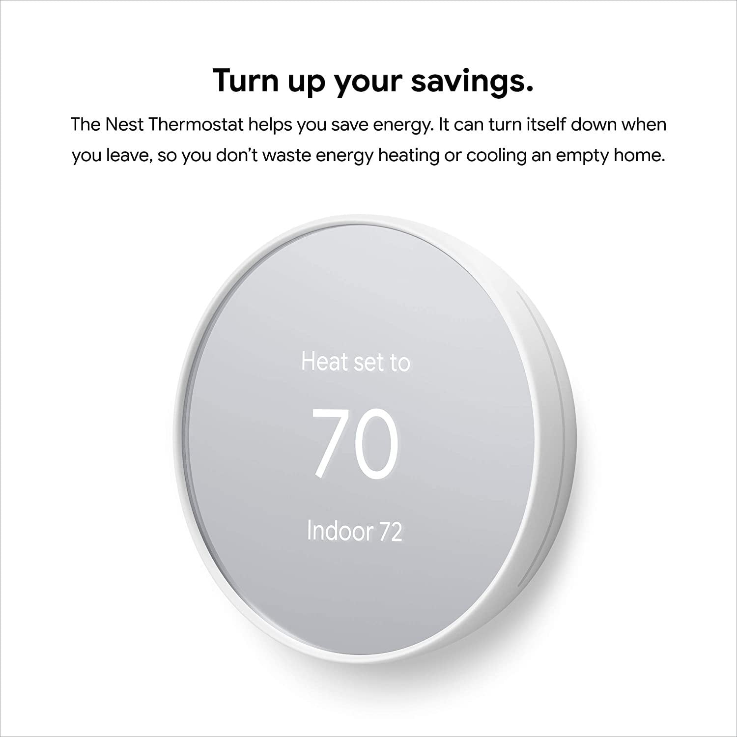 Google Nest Programmable Thermostat - Snow