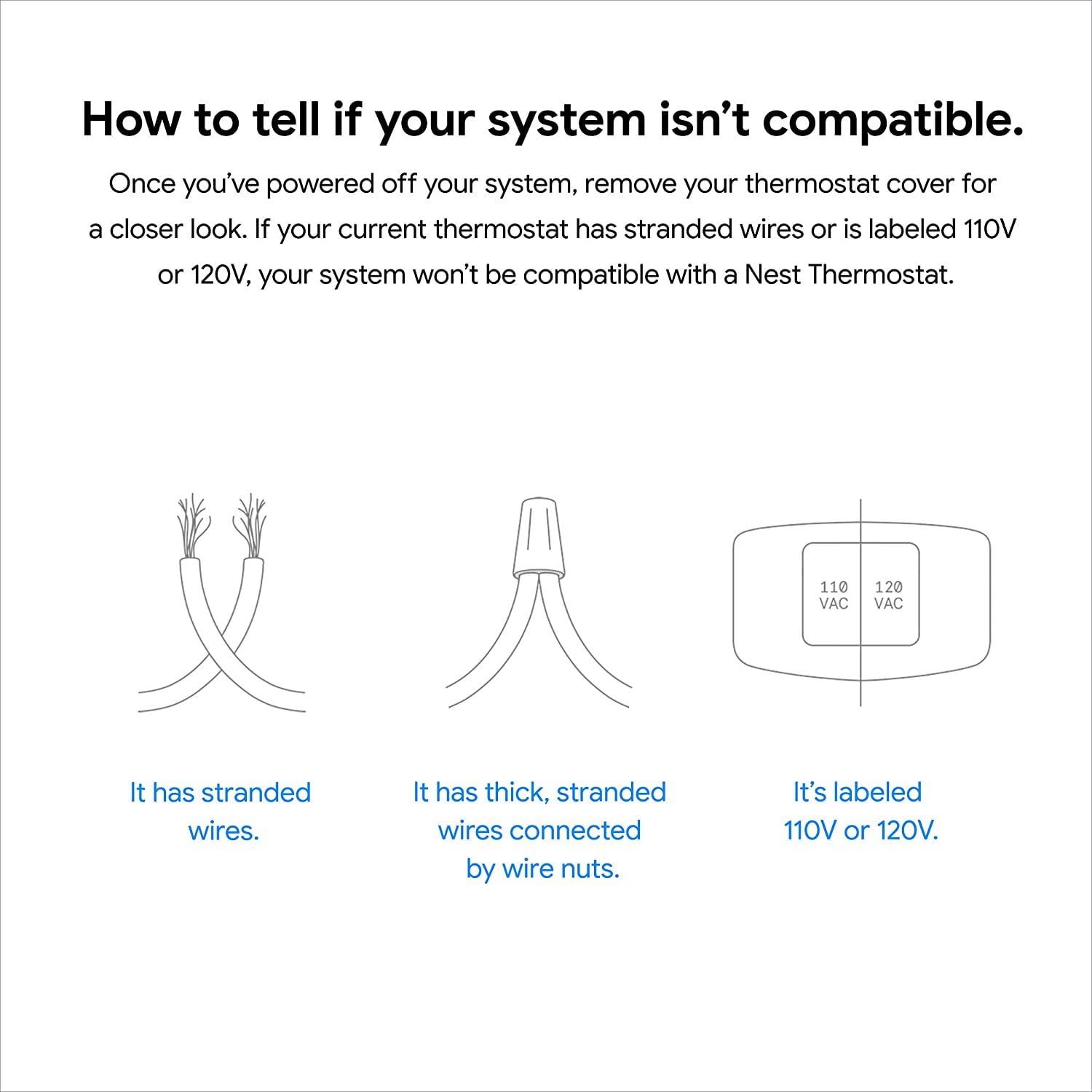Google Nest Programmable Thermostat - Snow