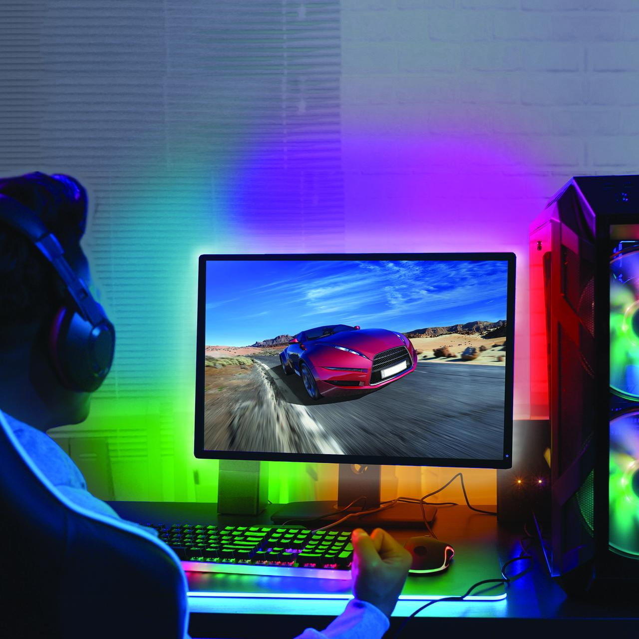 Smart LED Light Strip with App and Voice Control