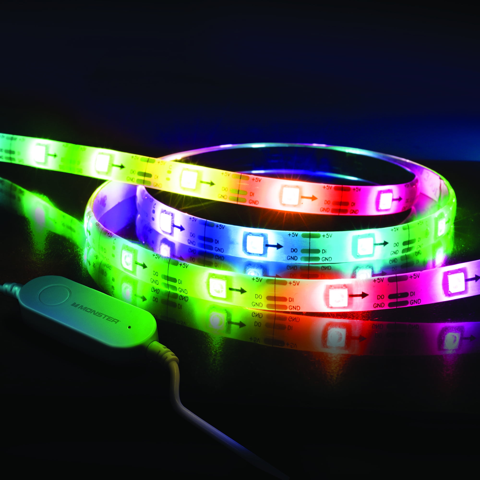Smart LED Light Strip with App and Voice Control