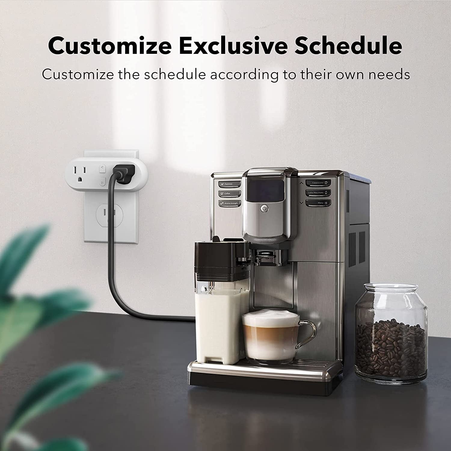 Smart WiFi Dual Socket Plug - Works with Alexa & Google Home