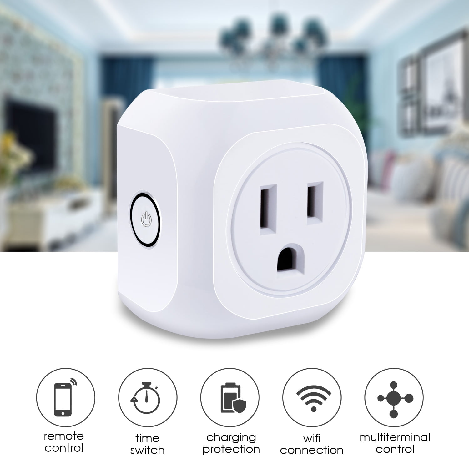Smart Plug 2-Pack for Remote Control of Devices