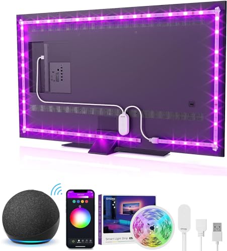 Smart WiFi LED TV Backlight Compatible with Alexa/Google Home