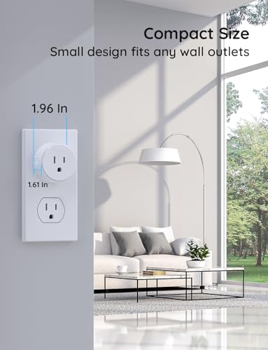 Smart WiFi Plugs with Voice Control & Timer