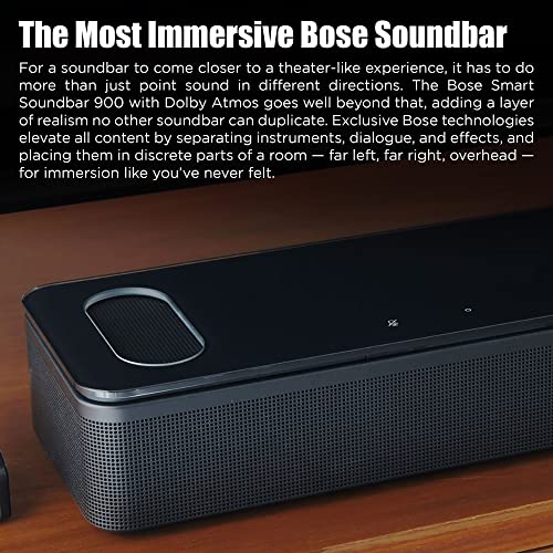 Bose Smart Soundbar 900 with Alexa and Bluetooth