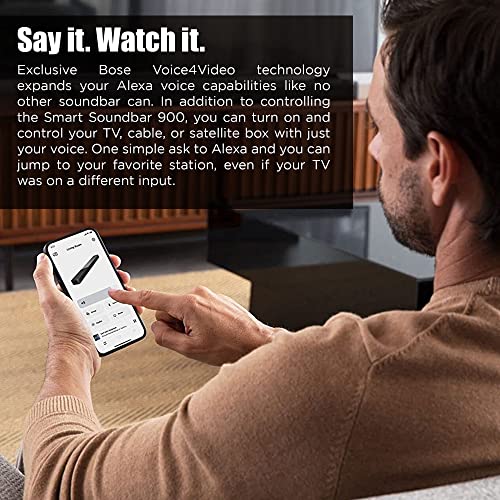 Bose Smart Soundbar 900 with Alexa and Bluetooth