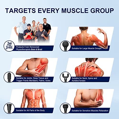 Bob and Brad C2 Massage Gun with 5 Speeds