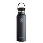 Black 21oz Hydro Flask Standard Flex Cap