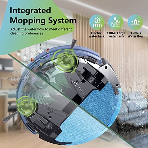 Alexa compatible robot vacuum and mop combo