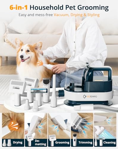 PETEMPO Dog Grooming Vacuum and Blow Dryer