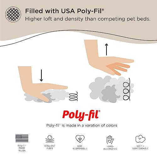 Sheri's Cozy Taupe Donut Bed 23x23