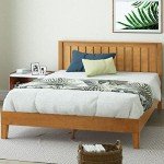 Zinus Leah Bamboo Bed Frame with Headboard, Queen