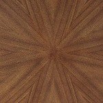 Modway Crossroads Round Wooden Dining Table, Walnut