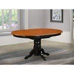 Avon Oval Wooden Dining Table with Butterfly Leaf