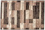 Modern Geometric Jute Backed Area Rug, 6' x 9