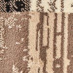 Modern Geometric Jute Backed Area Rug, 6' x 9