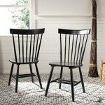 Safavieh Parker Black Dining Chair Set of 2