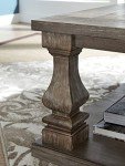 Farmhouse Coffee Table in Weathered Gray Finish