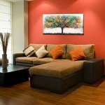 Large Abstract Trees Canvas Wall Art - 20x40 inch